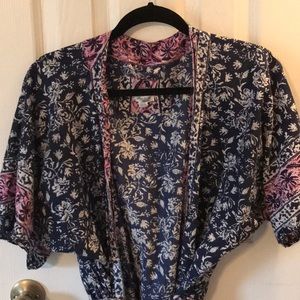 Lucky Brand short cotton robe